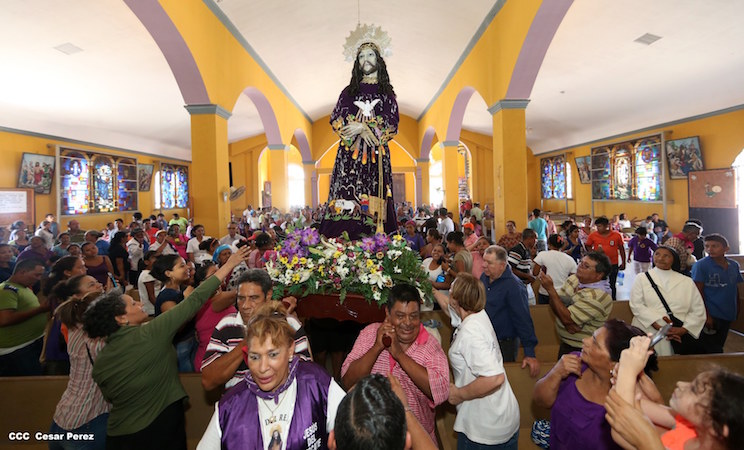 Carretas peregrinas de Jes&uacute;s del Rescate llegan a Popoyuapa
